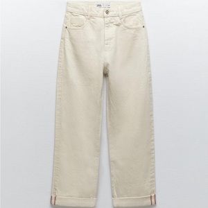 ZARA MUJER JEANS Z1975 LOOSE FIT STRAIGHT Crudo | 0108/222 | JEANS sz 4